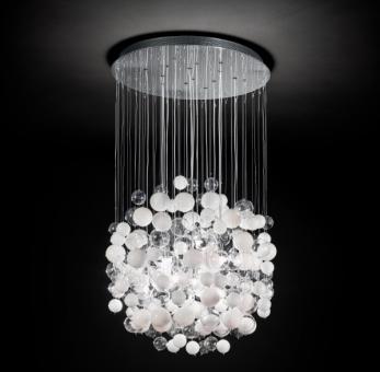 ideal lux lampada a plafoniera bollicine sp14 bianco vendita lampadari online