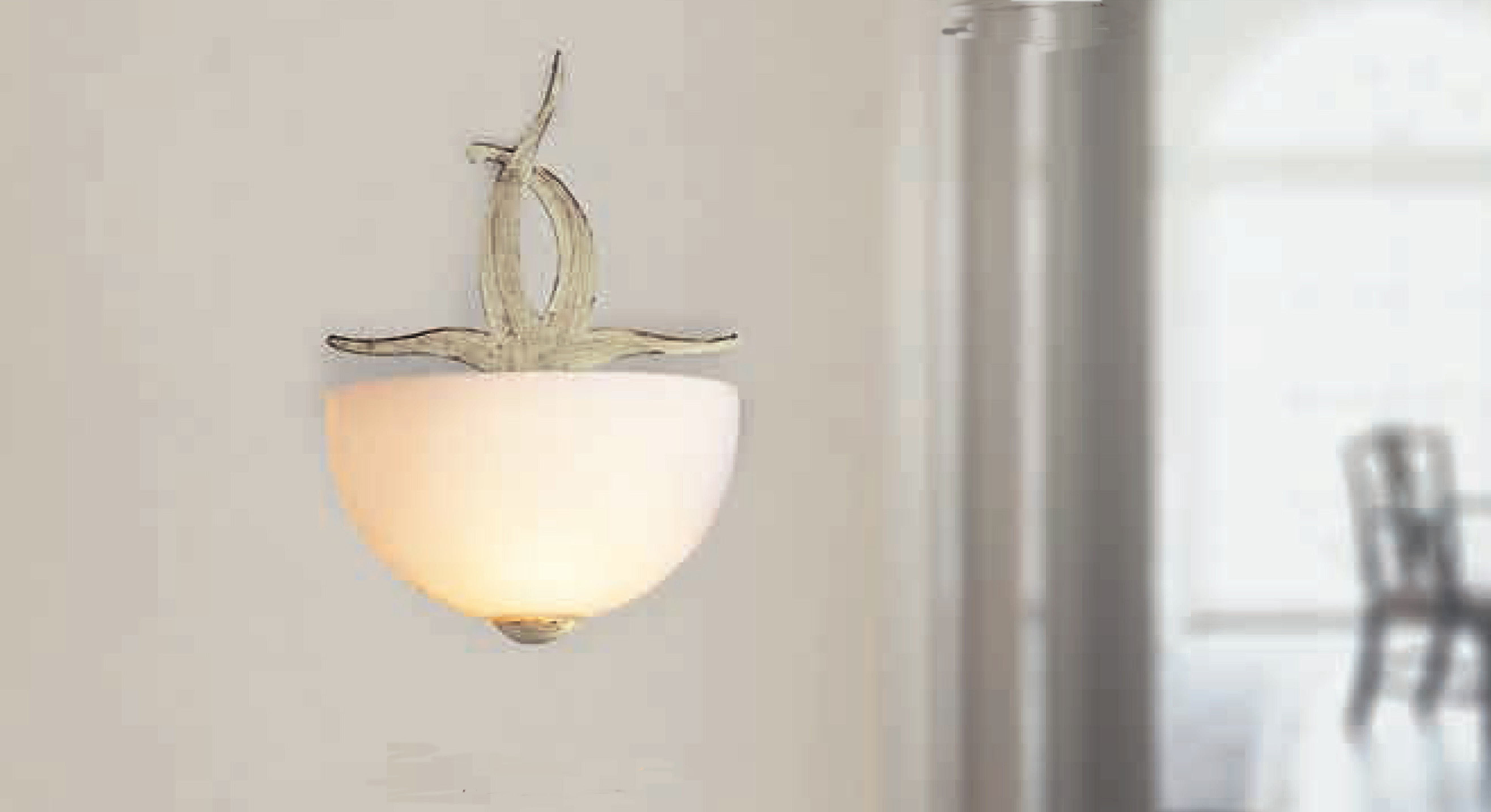 Plafoniere Da Parete Classiche : Lam via dese lampada da parete ag avorio striato