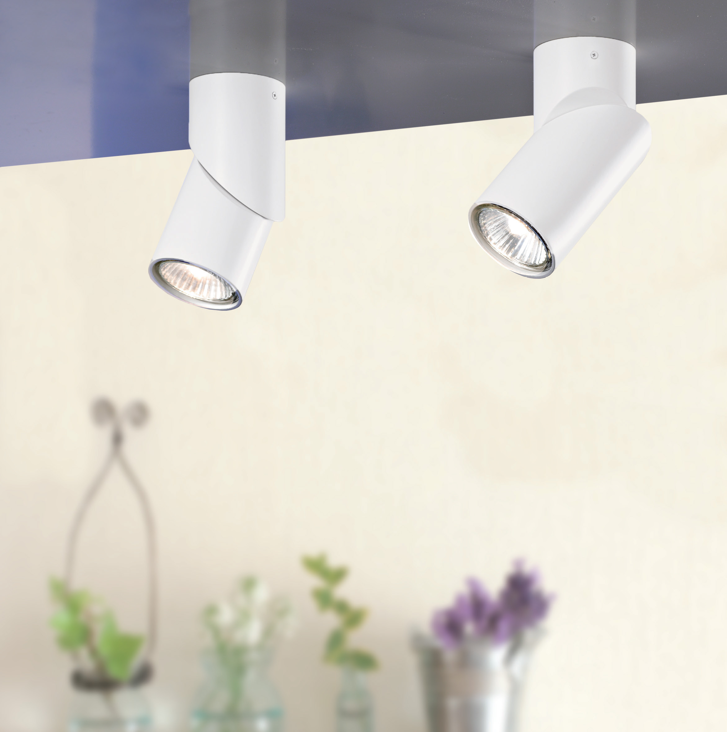 Sikrea lampada da parete e da soffitto link/p bianco notali ...