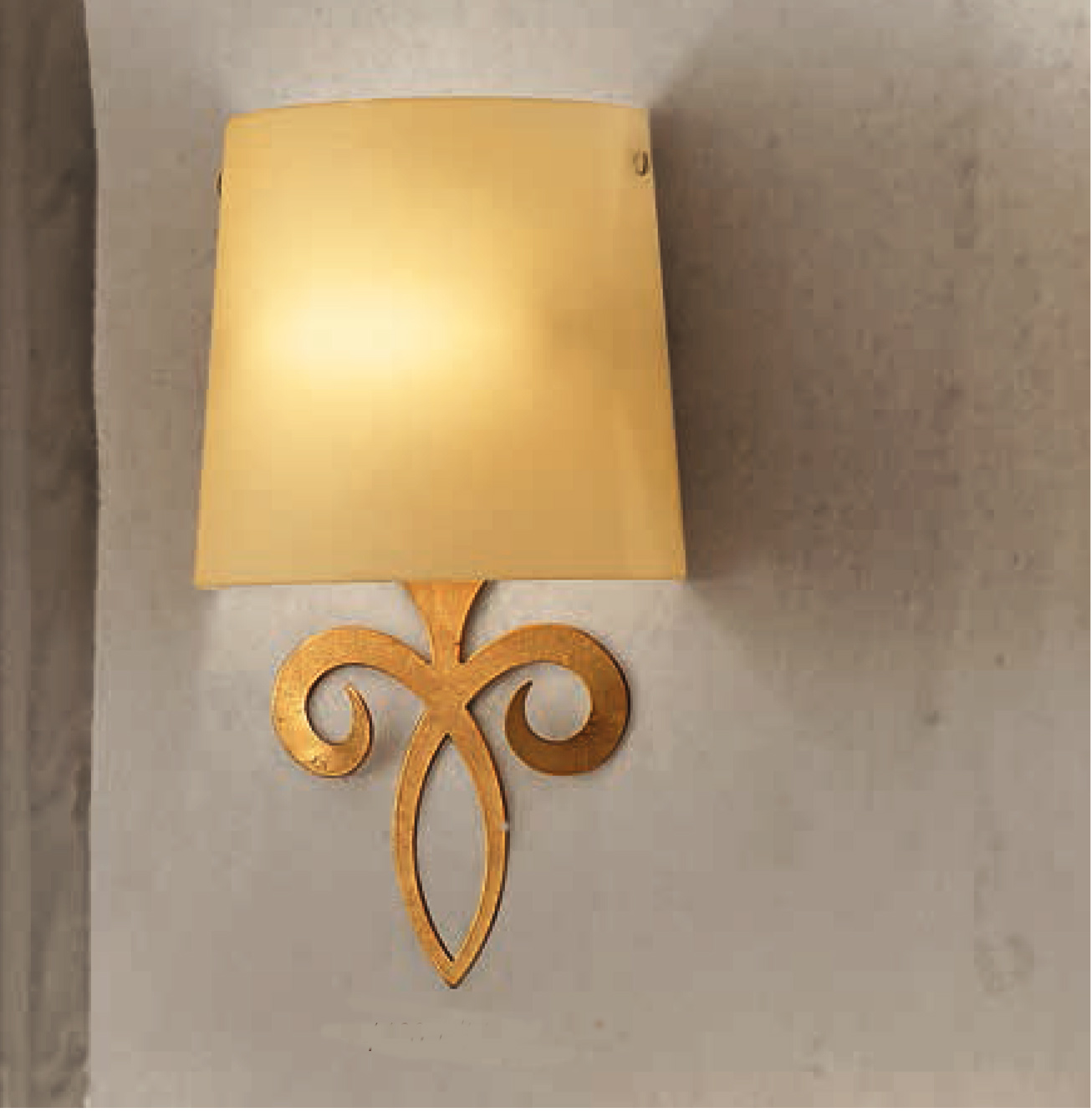 Lam via dese applique 4420/1a foglia oro notali lampadari Applique design parete