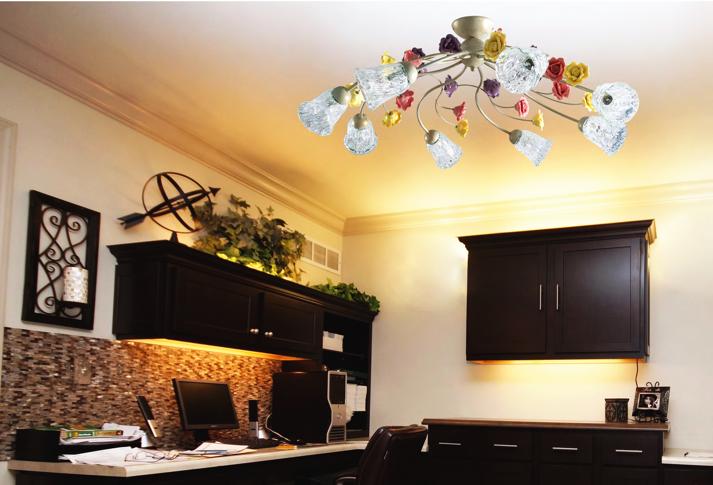 Plafoniere Da Soffitto : Padana lampadari lampada da soffitto veronica