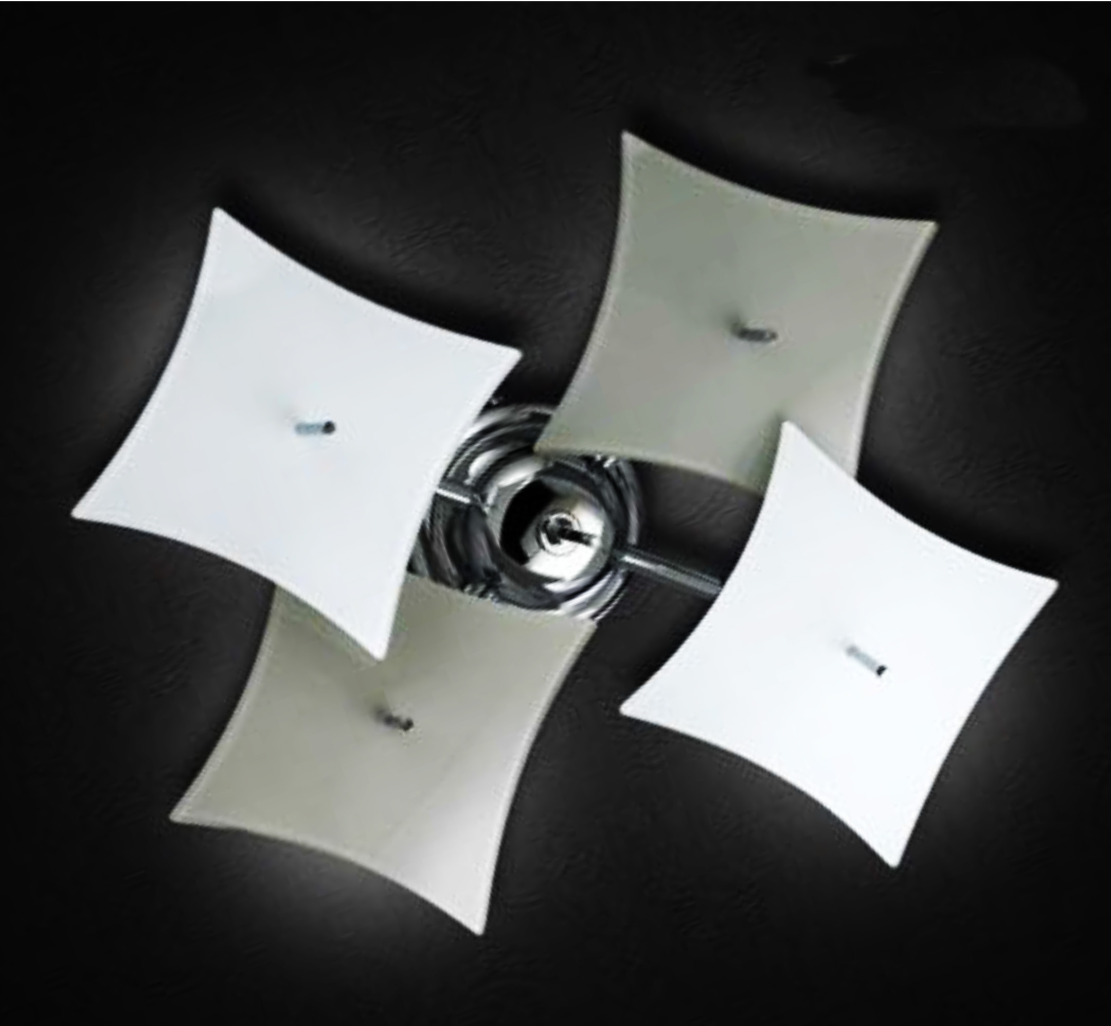 Notali lampada da parete/plafoniera aquilone pl4 colore bianco n..