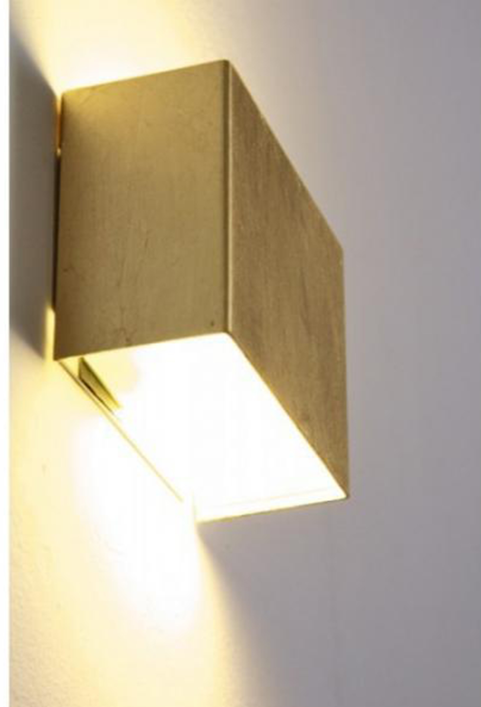 Sikrea lampada da parete box led o foglia oro notali lampadari