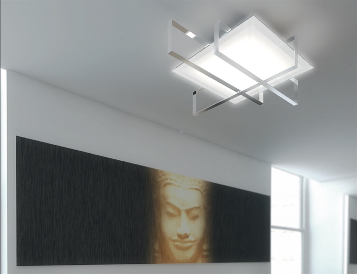 Plafoniera Muro Moderna : Top light illuminazione lampada da parete plafoniera cross 1106 100