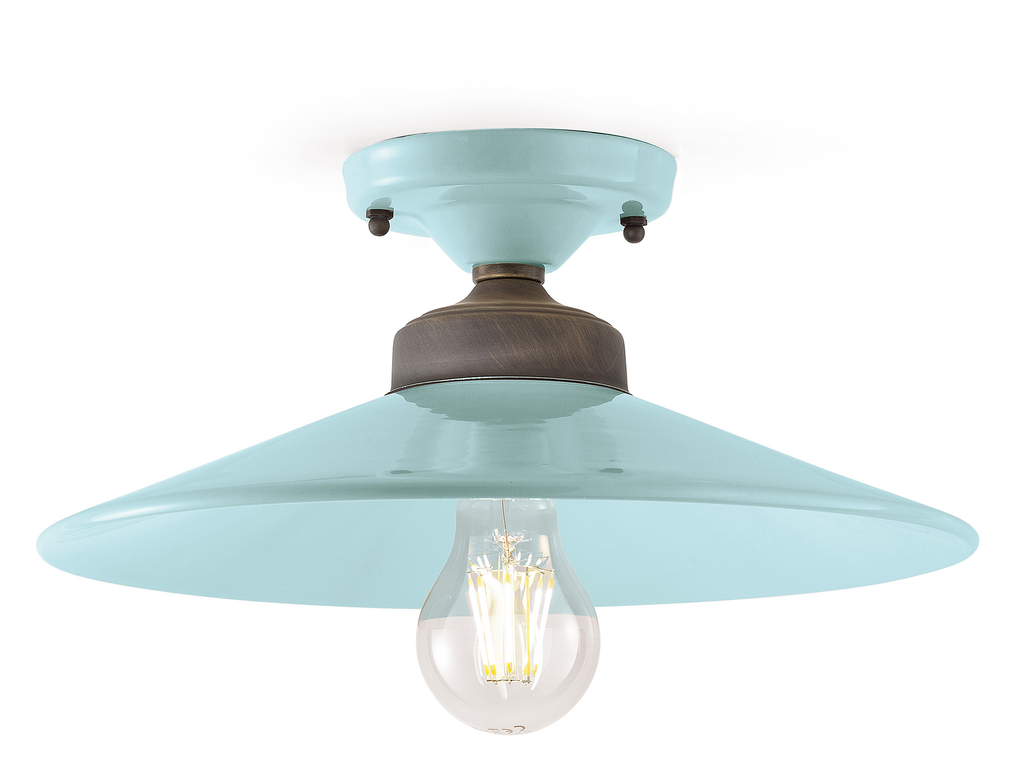 Plafoniere Vintage Da Parete : Ferroluce retrocolors lampada da parete c1633