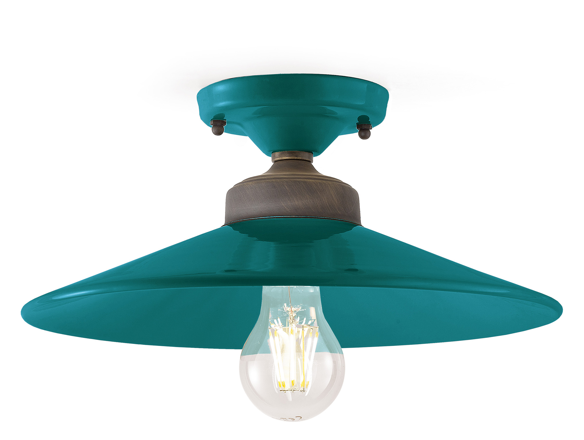 Plafoniere Vintage Da Parete : Ferroluce retrocolors lampada da parete c1633